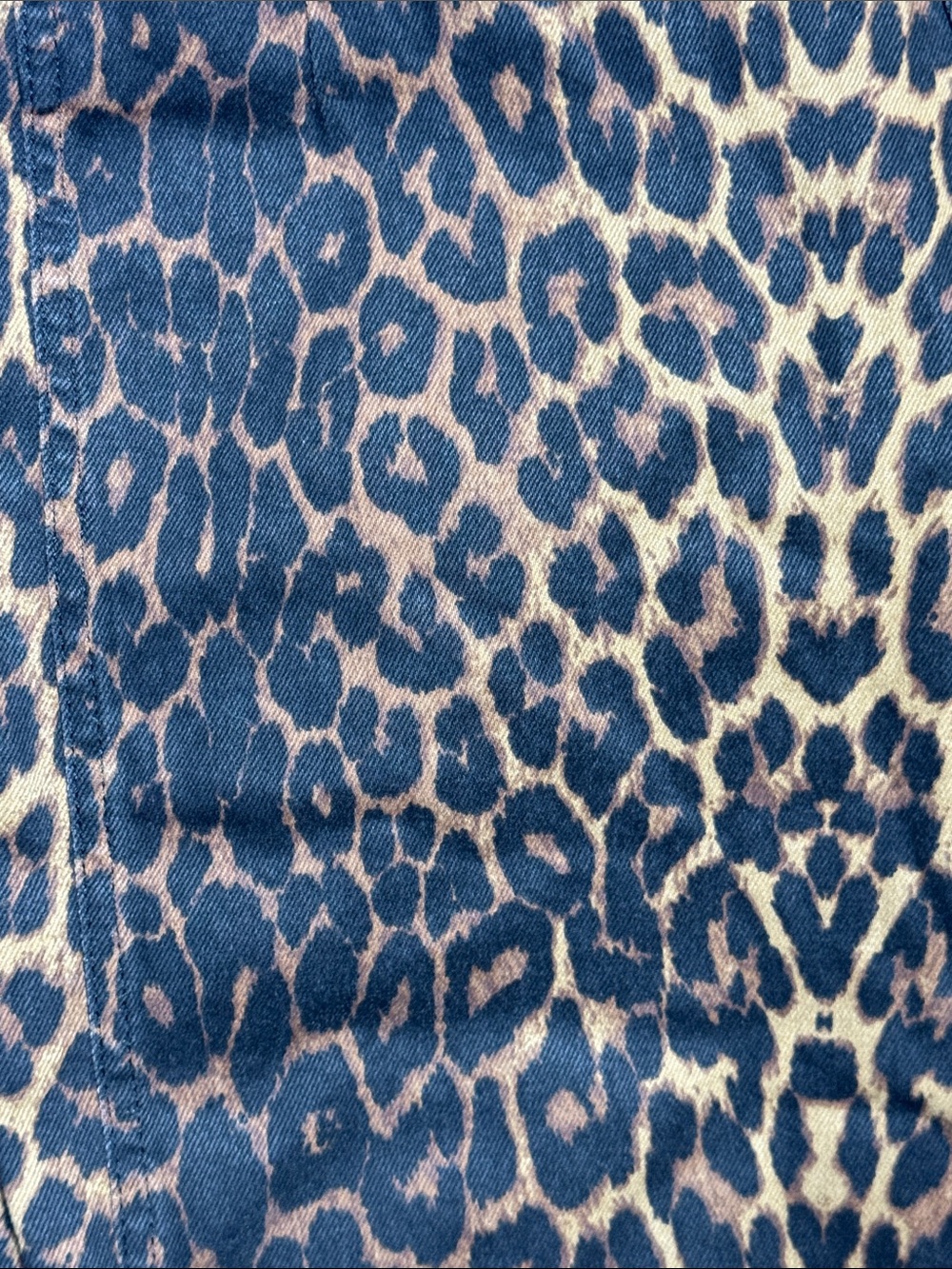PILCRO Leopard‎ Print Barrel Wide Leg Jeans - Pants High Waist Animal Print 29 - Picture 4 of 11